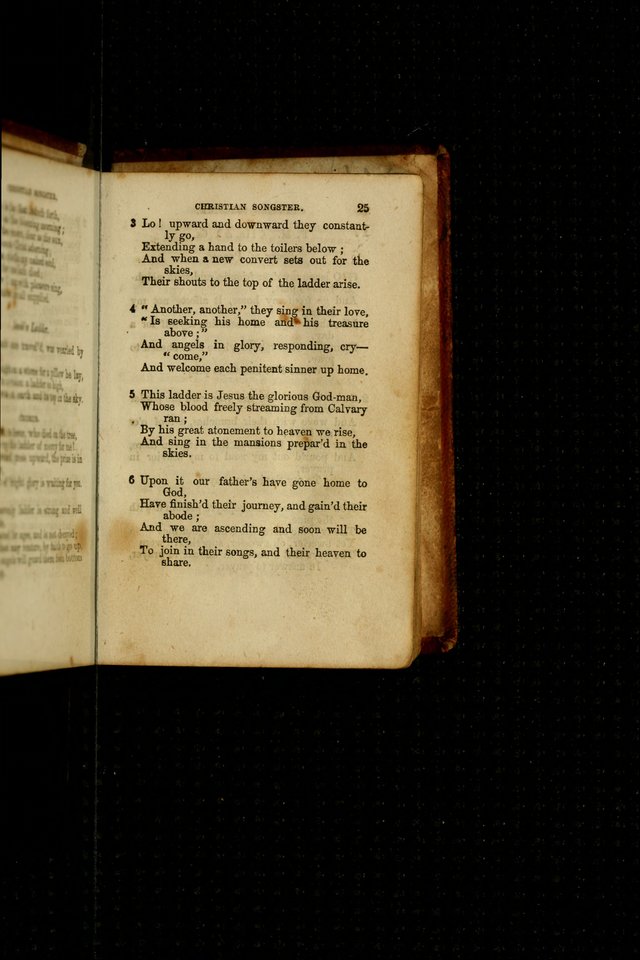 The Christian Songster: a collection of hymns and spiritual songs, usually sung at camp, prayer, and social meetings, and revivals of religion. Designed for all denominations page 32