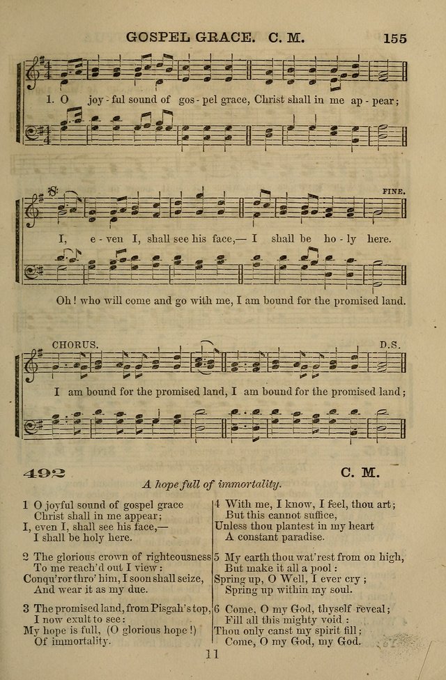 The Centenary Singer: a collection of hymns and tunes popular during the last one hundred years page 155