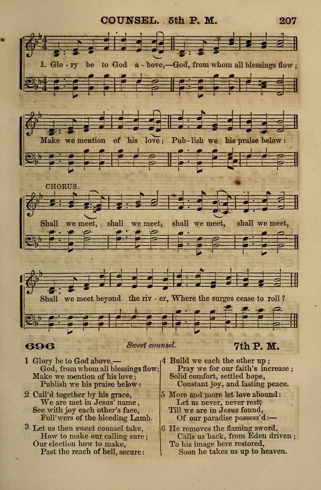 The Centenary Singer: a collection of hymns and tunes popular during the last one hundred years page 207