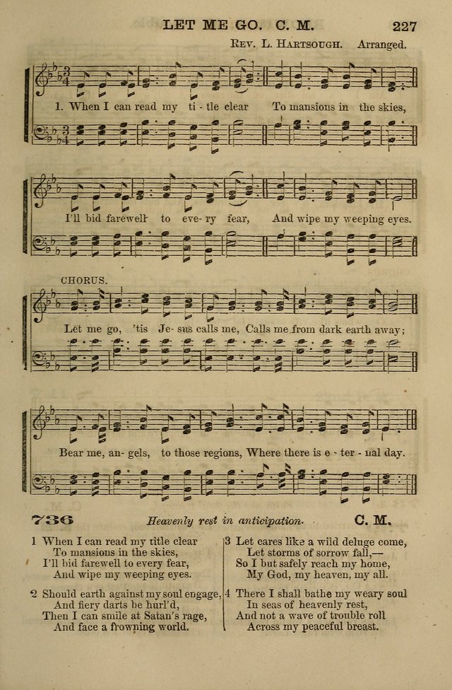 The Centenary Singer: a collection of hymns and tunes popular during the last one hundred years page 227