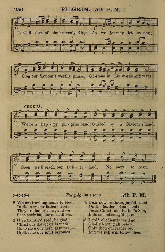 The Centenary Singer: a collection of hymns and tunes popular during the last one hundred years page 250
