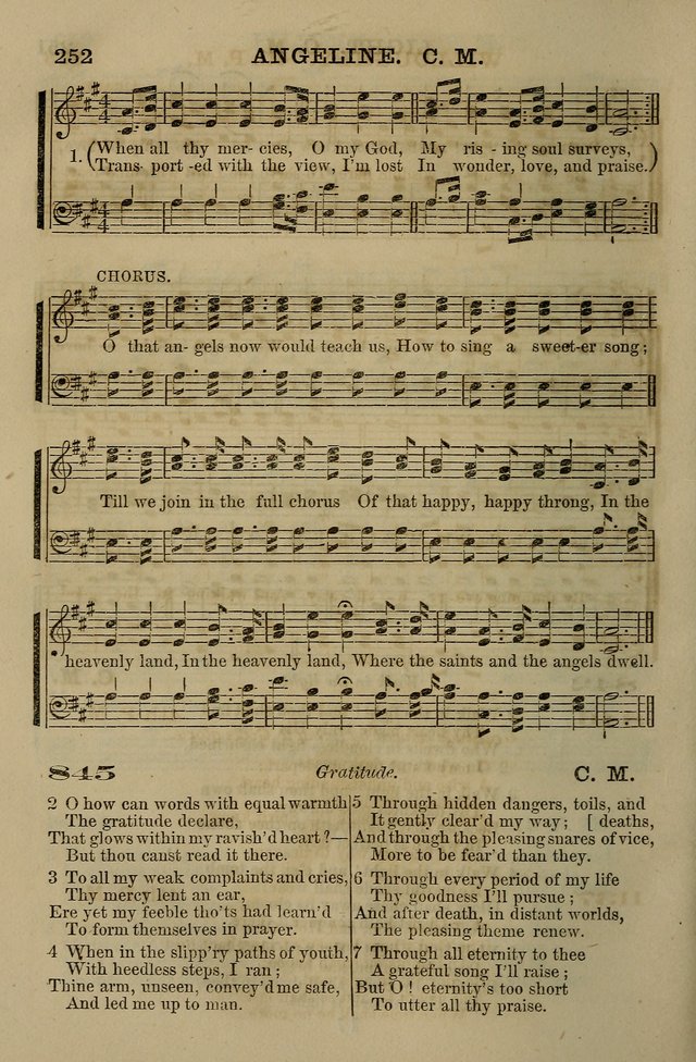 The Centenary Singer: a collection of hymns and tunes popular during the last one hundred years page 252
