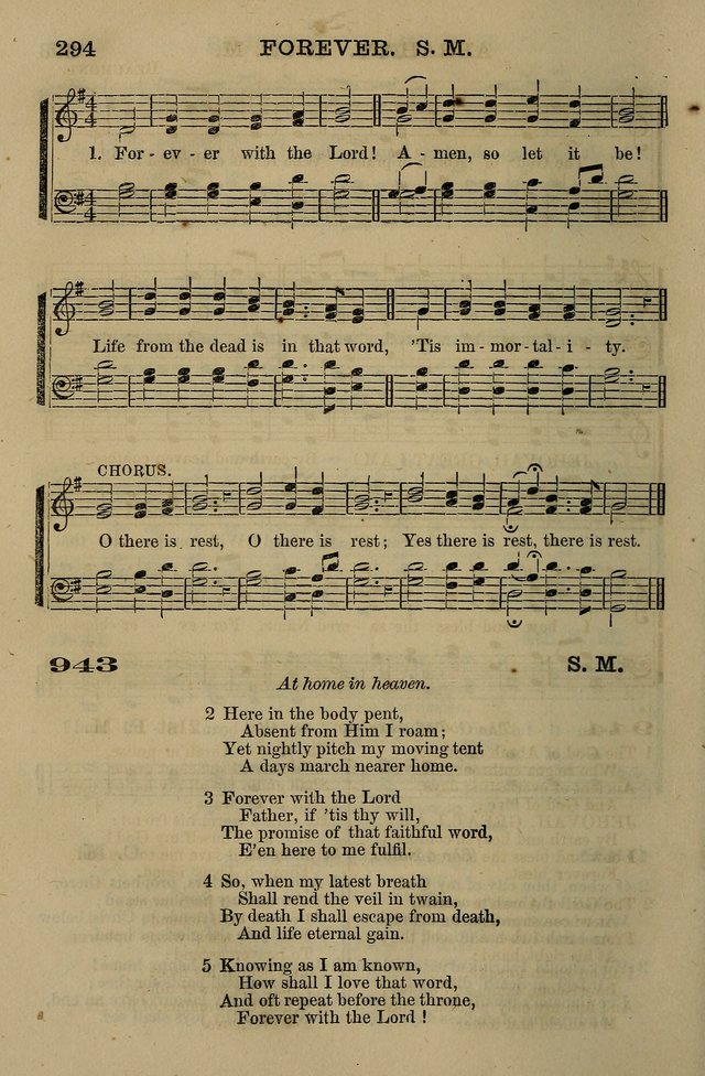 The Centenary Singer: a collection of hymns and tunes popular during the last one hundred years page 294