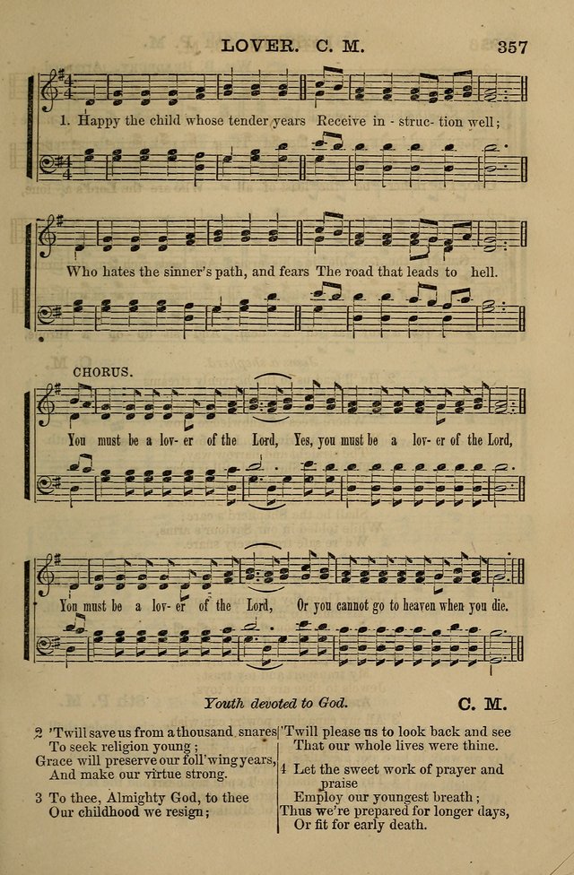 The Centenary Singer: a collection of hymns and tunes popular during the last one hundred years page 357