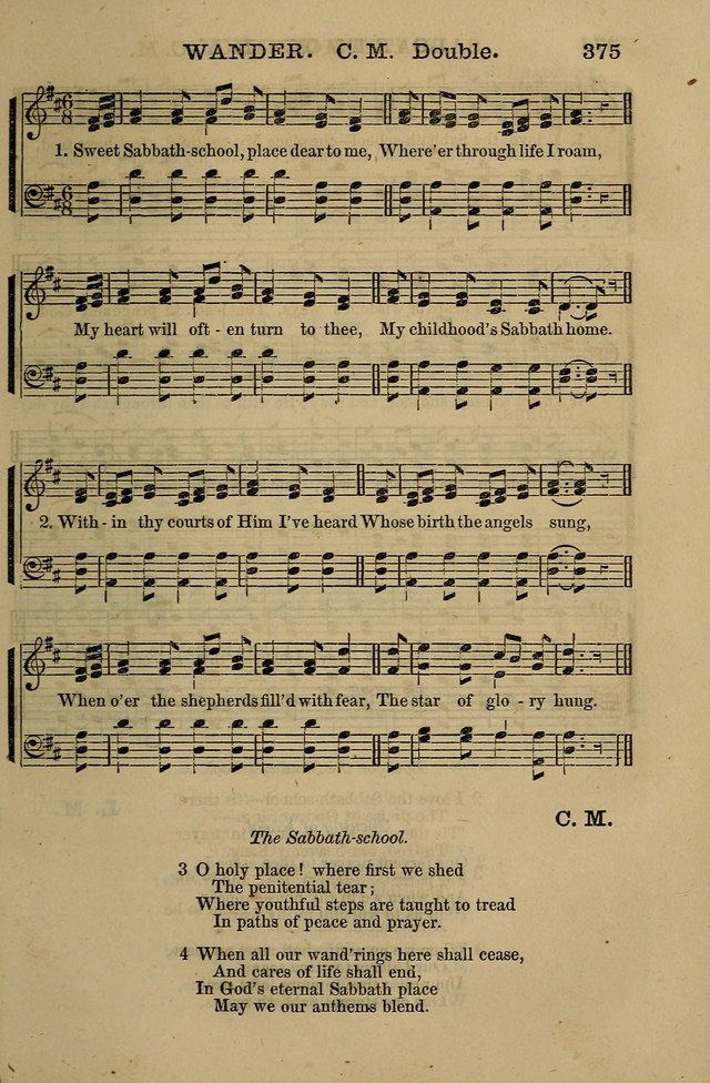 The Centenary Singer: a collection of hymns and tunes popular during the last one hundred years page 375