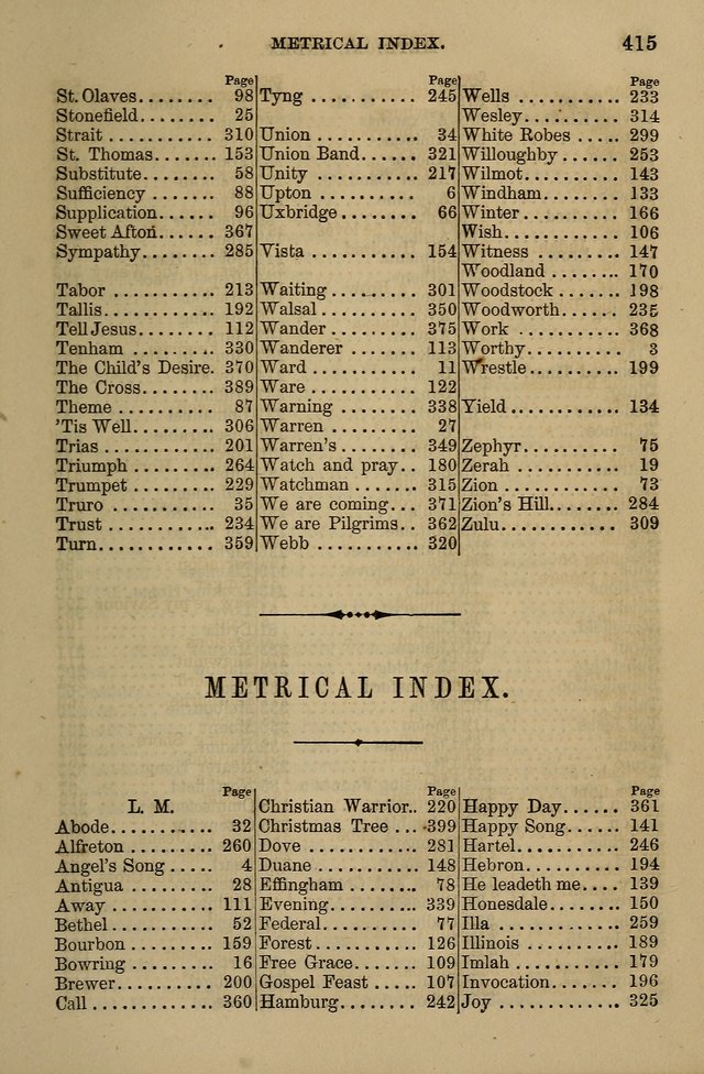 The Centenary Singer: a collection of hymns and tunes popular during the last one hundred years page 415