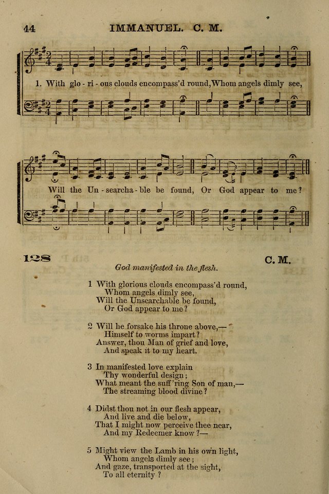 The Centenary Singer: a collection of hymns and tunes popular during the last one hundred years page 44