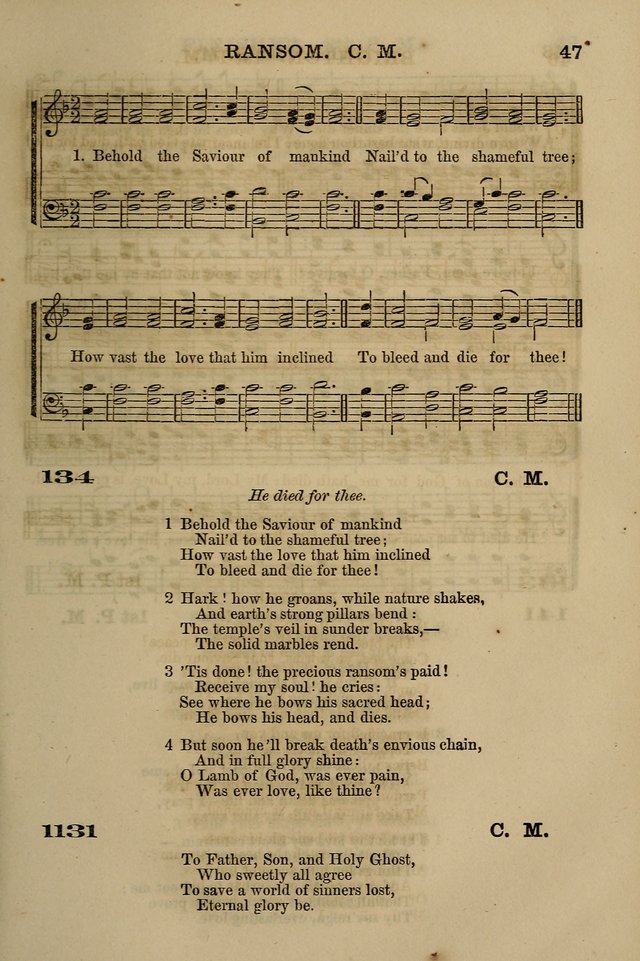 The Centenary Singer: a collection of hymns and tunes popular during the last one hundred years page 47