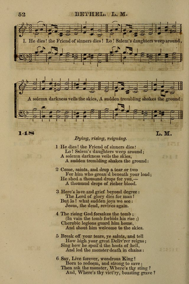 The Centenary Singer: a collection of hymns and tunes popular during the last one hundred years page 52