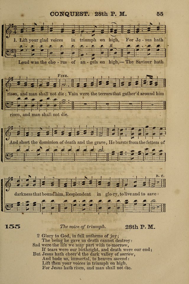 The Centenary Singer: a collection of hymns and tunes popular during the last one hundred years page 55