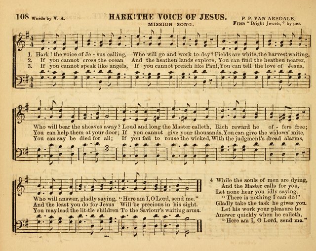 Christian Songs: for the Sunday School page 108