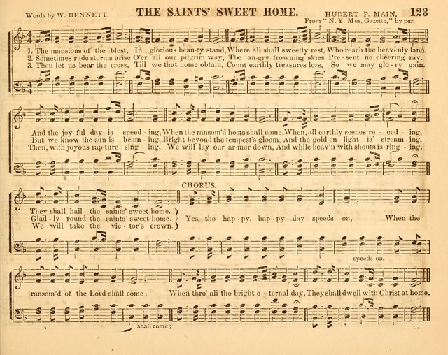 Christian Songs: for the Sunday School page 123