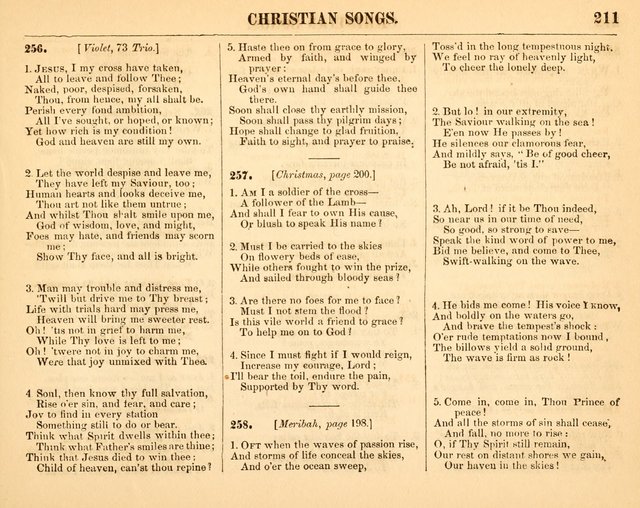 Christian Songs: for the Sunday School page 211