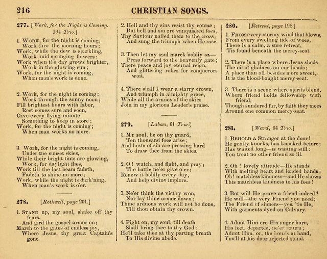 Christian Songs: for the Sunday School page 216