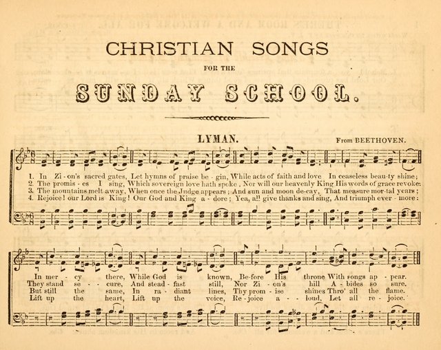 Christian Songs: for the Sunday School page 3