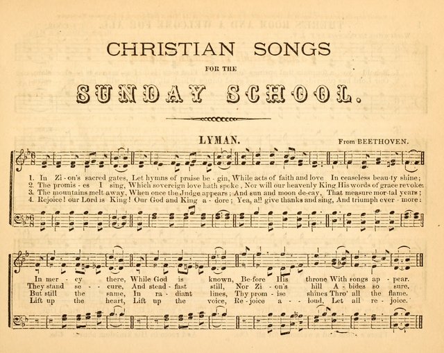 Christian Songs: for the Sunday School page 3