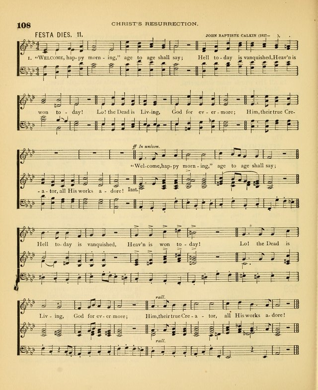 Carmina Sanctorum: a selection of hymns and songs of praise with tunes page 109