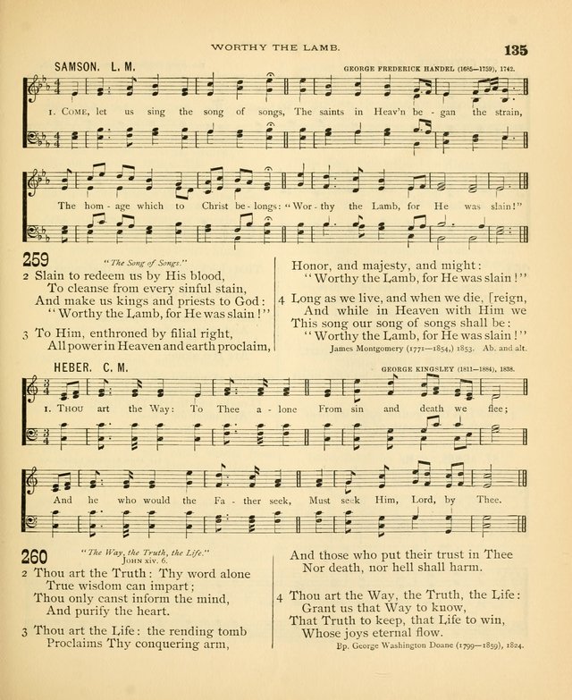 Carmina Sanctorum: a selection of hymns and songs of praise with tunes page 136