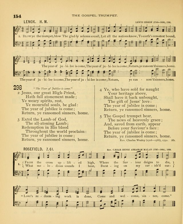 Carmina Sanctorum: a selection of hymns and songs of praise with tunes page 155