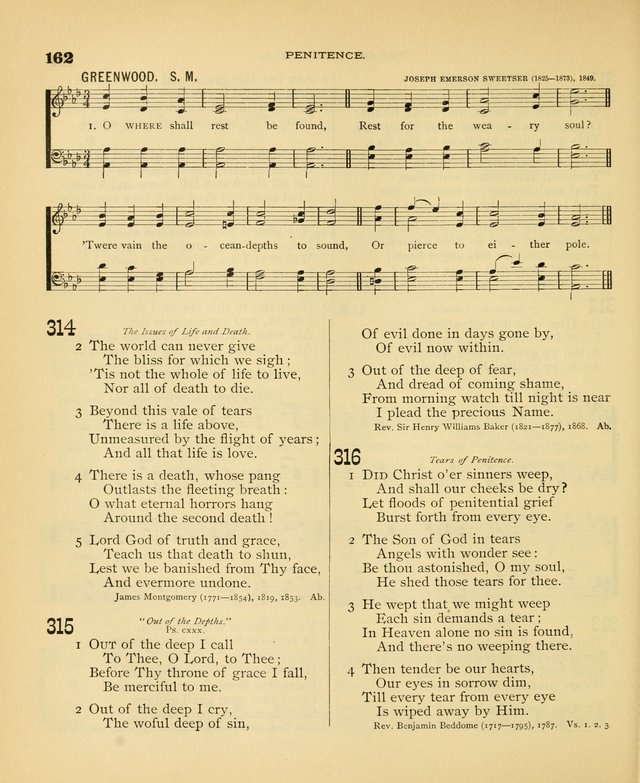 Carmina Sanctorum: a selection of hymns and songs of praise with tunes page 163