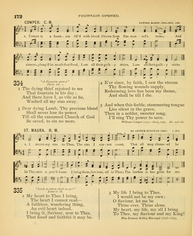 Carmina Sanctorum: a selection of hymns and songs of praise with tunes page 173