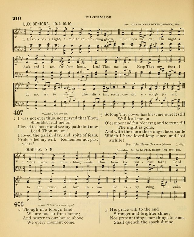 Carmina Sanctorum: a selection of hymns and songs of praise with tunes page 213