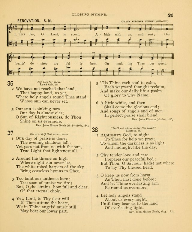 Carmina Sanctorum: a selection of hymns and songs of praise with tunes page 22