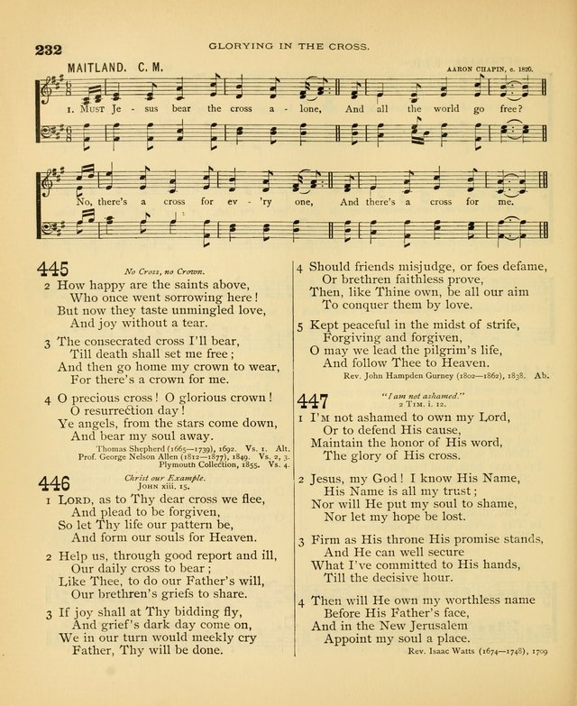 Carmina Sanctorum: a selection of hymns and songs of praise with tunes page 235