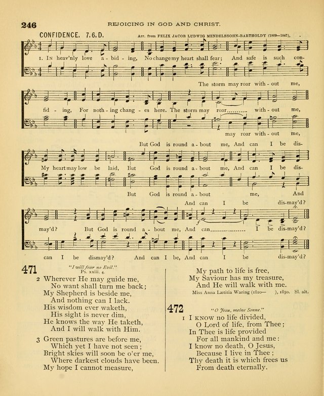 Carmina Sanctorum: a selection of hymns and songs of praise with tunes page 249