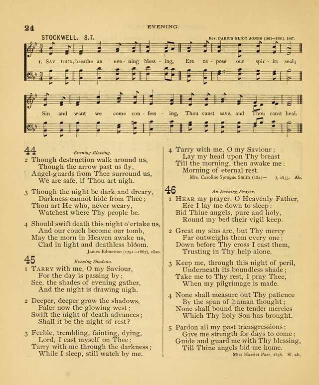 Carmina Sanctorum: a selection of hymns and songs of praise with tunes page 25