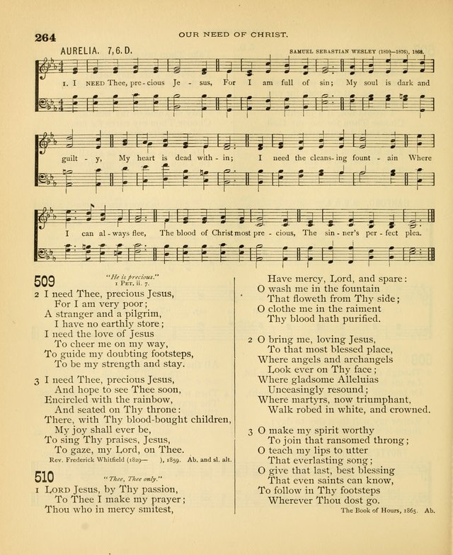 Carmina Sanctorum: a selection of hymns and songs of praise with tunes page 267
