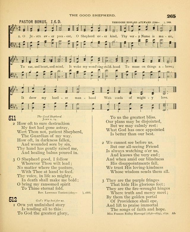 Carmina Sanctorum: a selection of hymns and songs of praise with tunes page 268