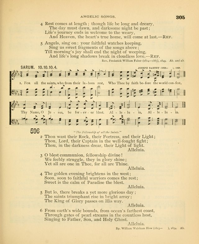 Carmina Sanctorum: a selection of hymns and songs of praise with tunes page 308