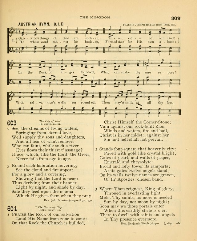 Carmina Sanctorum: a selection of hymns and songs of praise with tunes page 312