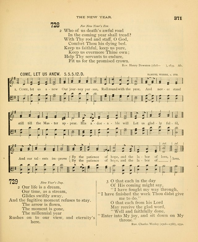 Carmina Sanctorum: a selection of hymns and songs of praise with tunes page 376