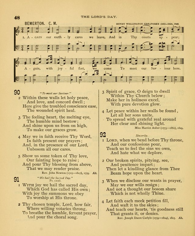 Carmina Sanctorum: a selection of hymns and songs of praise with tunes page 49