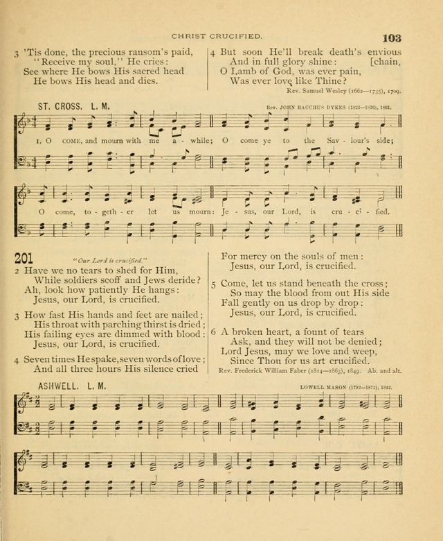 Carmina Sanctorum, a selection of hymns and songs of praise with tunes page 104