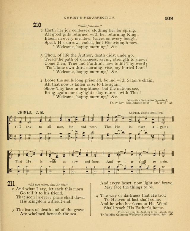 Carmina Sanctorum, a selection of hymns and songs of praise with tunes page 110