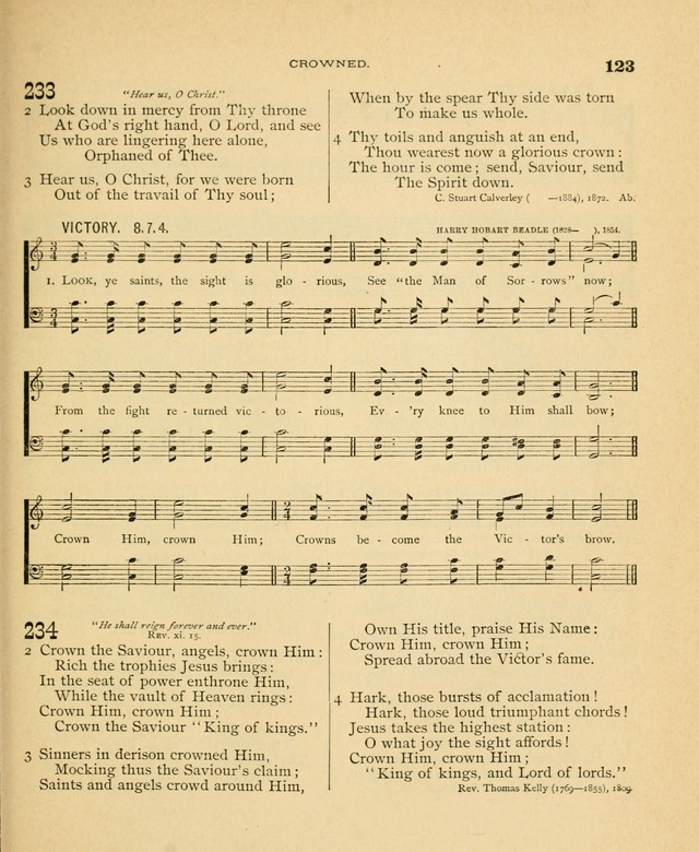Carmina Sanctorum, a selection of hymns and songs of praise with tunes page 124