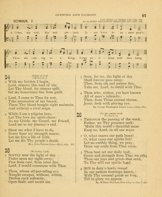 Carmina Sanctorum, a selection of hymns and songs of praise with tunes page 18