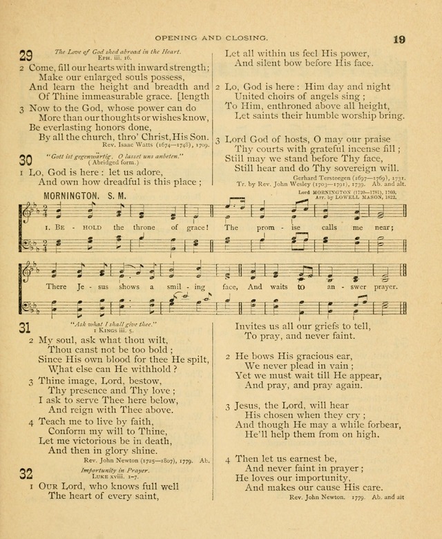 Carmina Sanctorum, a selection of hymns and songs of praise with tunes page 20