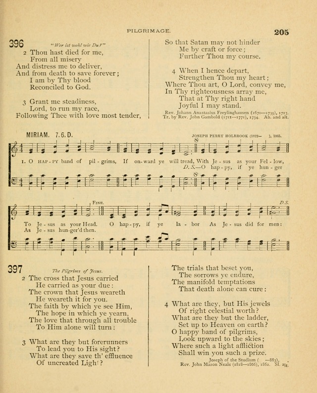Carmina Sanctorum, a selection of hymns and songs of praise with tunes page 206