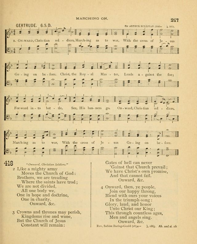 Carmina Sanctorum, a selection of hymns and songs of praise with tunes page 218