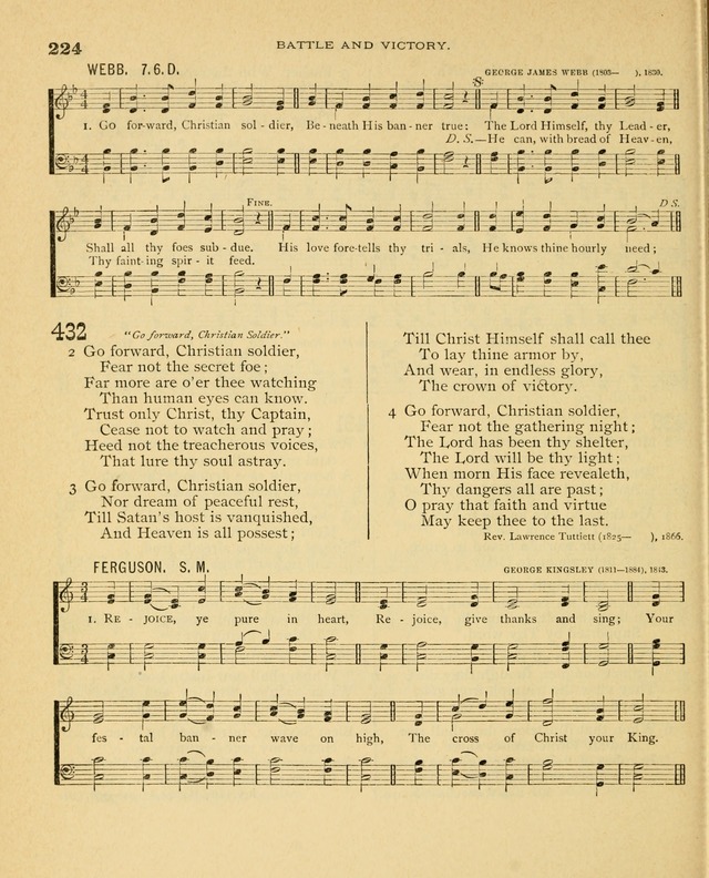 Carmina Sanctorum, a selection of hymns and songs of praise with tunes page 225