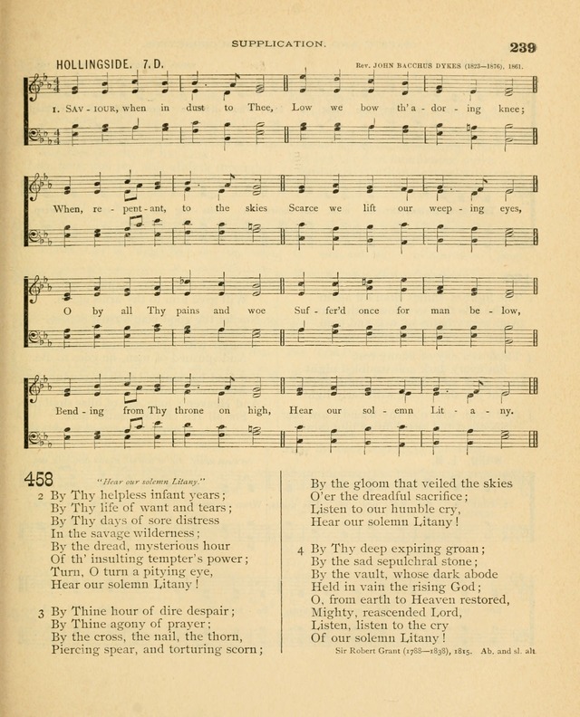 Carmina Sanctorum, a selection of hymns and songs of praise with tunes page 240