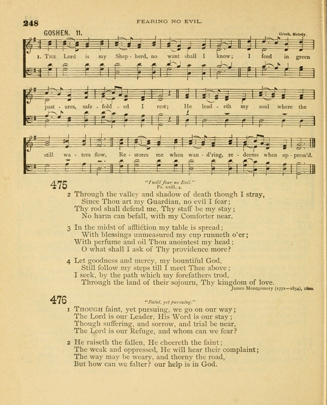 Carmina Sanctorum, a selection of hymns and songs of praise with tunes page 249