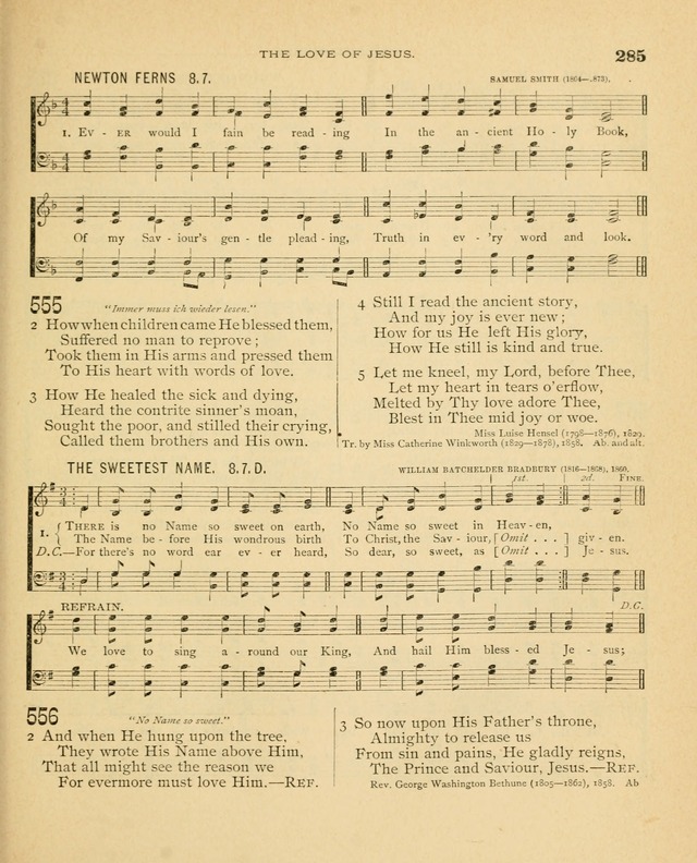 Carmina Sanctorum, a selection of hymns and songs of praise with tunes page 286