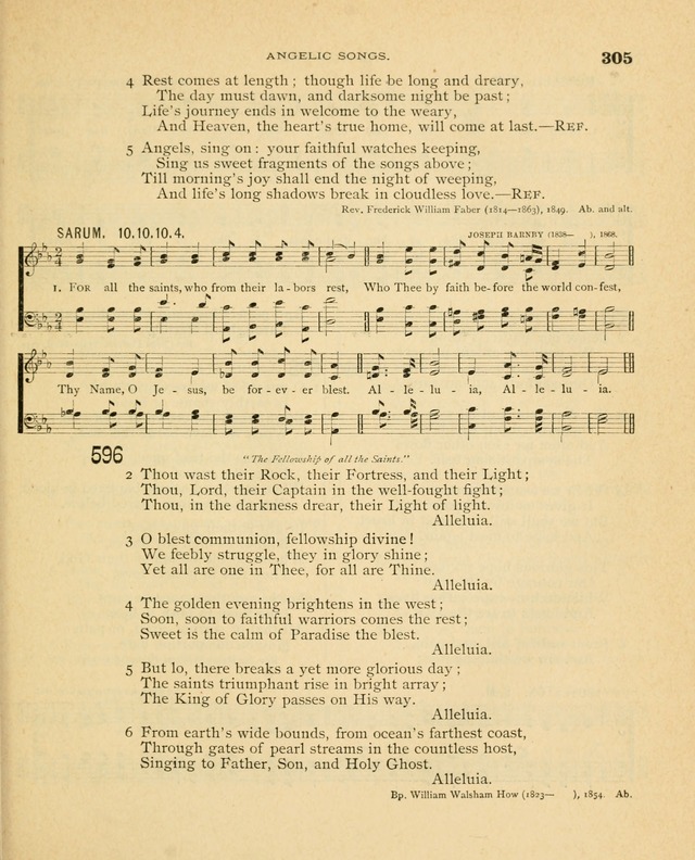 Carmina Sanctorum, a selection of hymns and songs of praise with tunes page 306