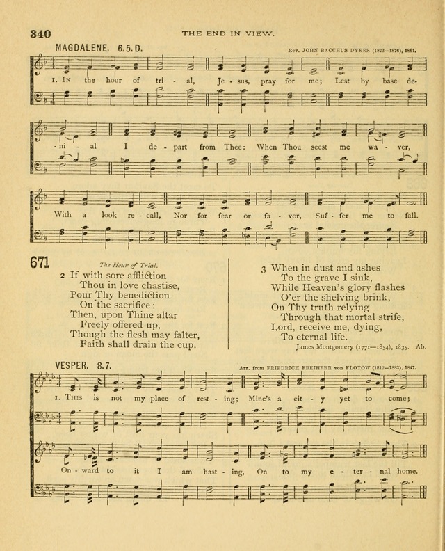 Carmina Sanctorum, a selection of hymns and songs of praise with tunes page 341