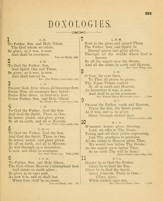 Carmina Sanctorum, a selection of hymns and songs of praise with tunes page 382